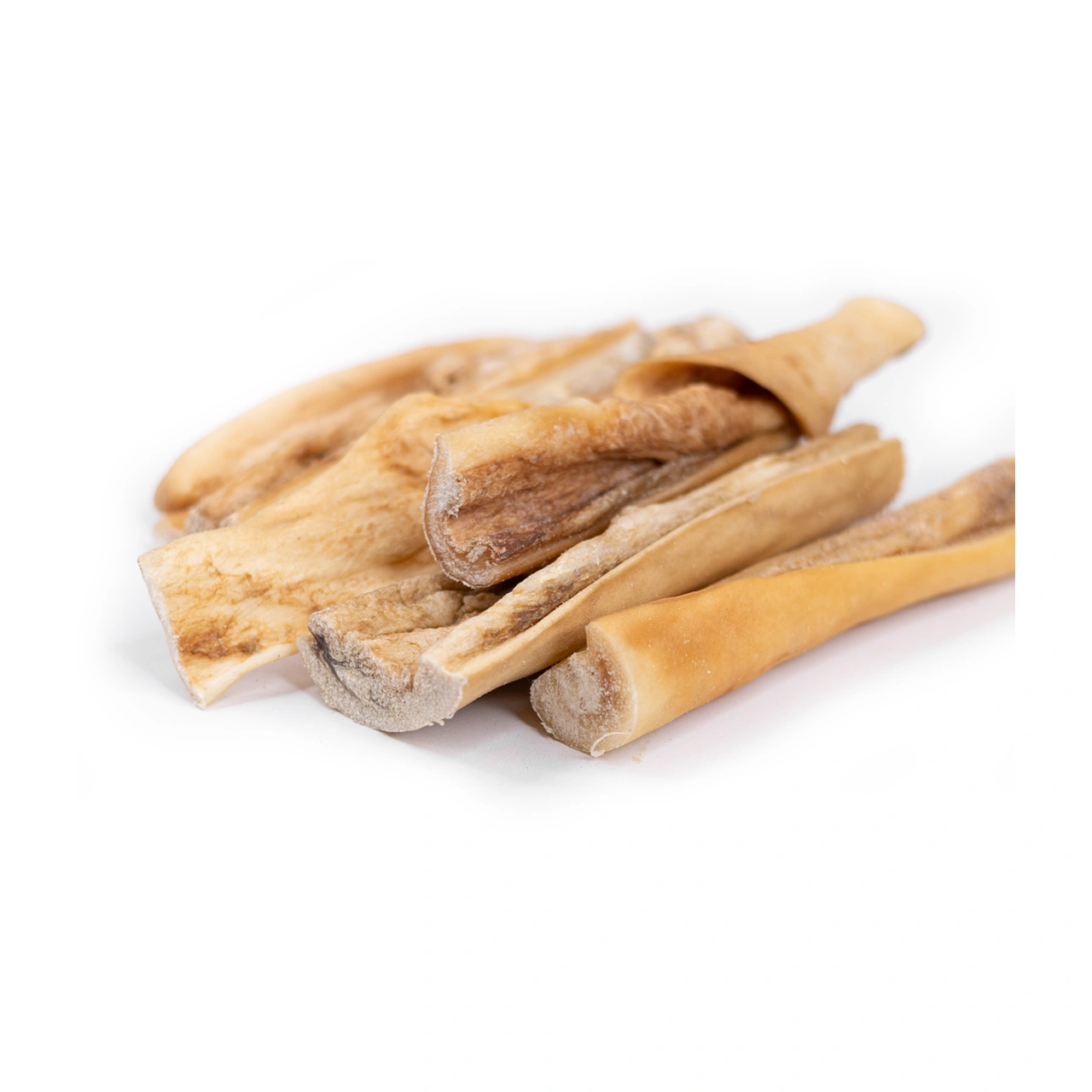 Snackit Bøffelhud 200 g - seje naturlige hudstykker